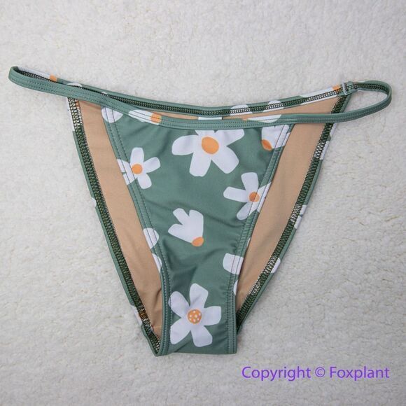 NEW Free People x Gnash Swim floral tri bikini bottoms, US size 6 - Picture 4 of 11